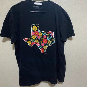 Floral Texas Tee